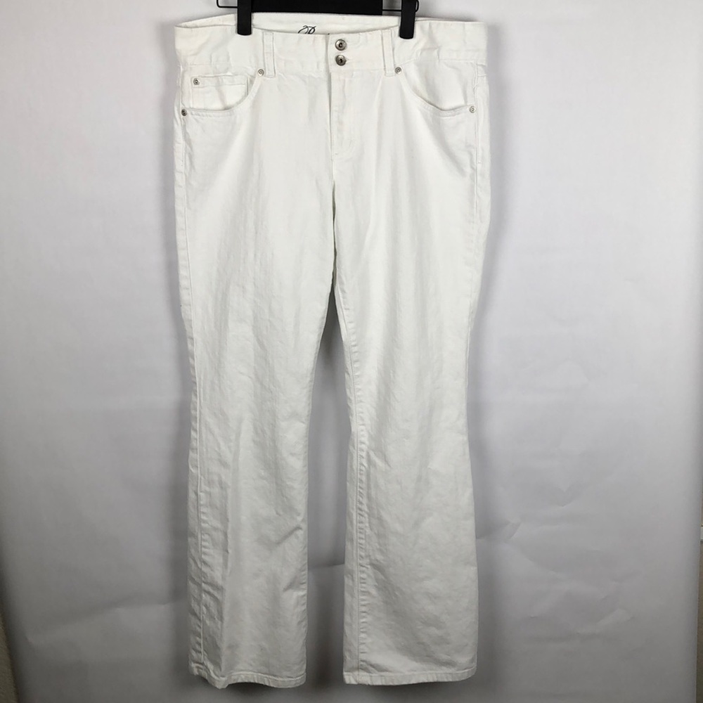 Tommy Hilfiger Women's White Denim Jeans Size 14 Bootcut